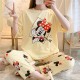 3 Pcs Nightwear Pajama Shorts Sets For Women Sleepwear Yellow 3 Pcs Nightwear Pajama Shorts Sets For Women Sleepwear Yellow