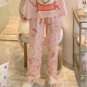 3 Pcs Nightwear Pajama Shorts Sets For Women Sleepwear Peach 3 Pcs Nightwear Pajama Shorts Sets For Women Sleepwear Peach