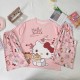 3 Pcs Nightwear Pajama Shorts Sets For Women Sleepwear Pink