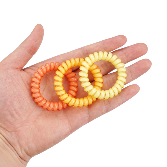 High Quality Telephone Line Bracelet Yellow