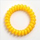 High Quality Telephone Line Bracelet Yellow