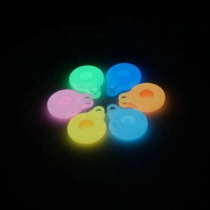 Silicone Case For Airtag Anti Lost Key Chain Red Silicone Case For Airtag Anti Lost Key Chain Red