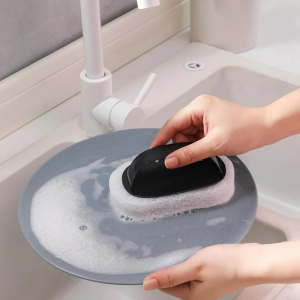 Heavy Duty Handle Sponge Kitchen Cleaning Brush