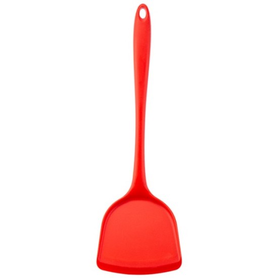 Silicone Non Stick Cooking Utensils Spatula Turner Red