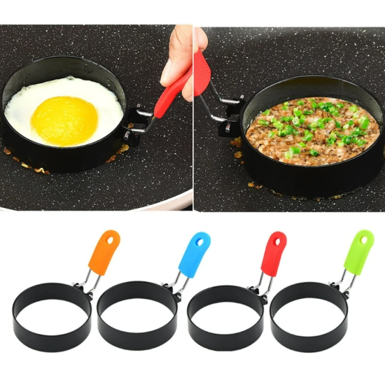 Stainless Steel Egg Omelette Mold for Kitchen Orange Stainless Steel Egg Omelette Mold for Kitchen Orange