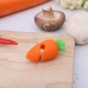 Silicone Heat Resistant Splash Proof Pot Lid Holder Carrot Design Silicone Heat Resistant Splash Proof Pot Lid Holder Carrot Design