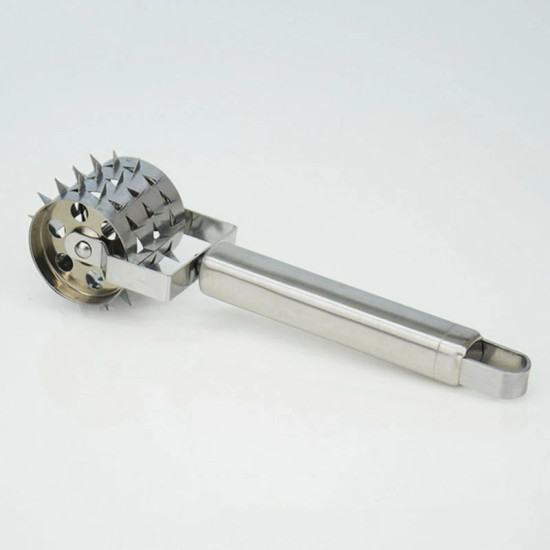 Stainless Steel Meat Tender Steak Handed Rolling Hammer Stainless Steel Meat Tender Steak Handed Rolling Hammer