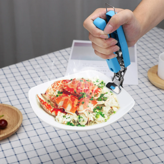 Stainless Steel Plate Gripper Anti Scalding Hot Bowl Retriever Tongs Clip Stainless Steel Plate Gripper Anti Scalding Hot Bowl Retriever Tongs Clip
