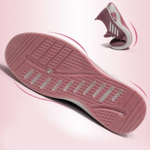 Mesh Lace-Up Sneakers for Women Lightweight Breathable Non-Slip Soft And Comfortable Shoes For Walking Running Jogging Exercise Gym and Outdoor Office Casual Shoes - Purple