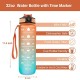 1L-32oz with Motivational Time Marker Straw Leakproof Drinking Sport Water Bottle Outdoor Travel Gym Fitness 1L-32oz with Motivational Time Marker Straw Leakproof Drinking Sport Water Bottle Outdoor Travel Gym Fitness