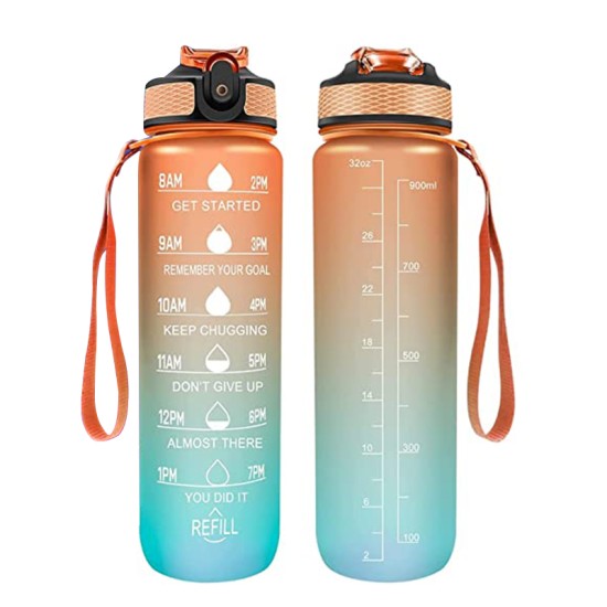 1L-32oz with Motivational Time Marker Straw Leakproof Drinking Sport Water Bottle Outdoor Travel Gym Fitness 1L-32oz with Motivational Time Marker Straw Leakproof Drinking Sport Water Bottle Outdoor Travel Gym Fitness
