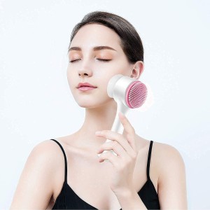 Manual 2-in-1 Skin Care face Facial Scrubber Silicone Dual Facial Cleansing Brush