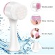Manual 2-in-1 Skin Care face Facial Scrubber Silicone Dual Facial Cleansing Brush Manual 2-in-1 Skin Care face Facial Scrubber Silicone Dual Facial Cleansing Brush