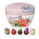 Multifunctional Vegetable And Fruit Manual Chopper Pink Multifunctional Vegetable And Fruit Manual Chopper Pink