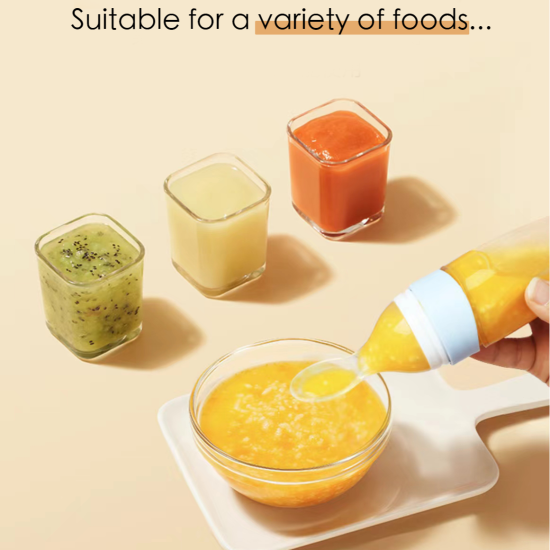 New Born silicone soft feeding spoon 