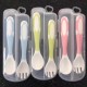 bendable spoon new born fork tableware twist fork - pink bendable spoon new born fork tableware twist fork - pink