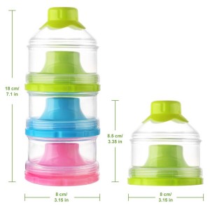 Portable 3 layers new born baby Feeding Food Snack Container