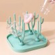 new born portable bottle drying rack - pink