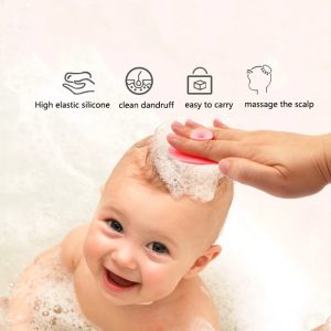 silicone Bath sponge new born scrub