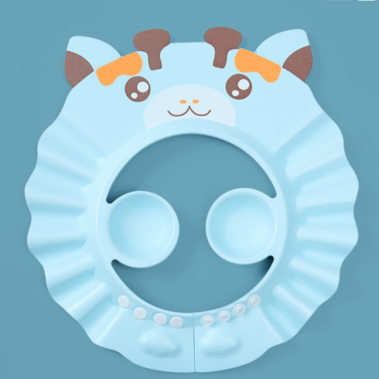 new born adjustable ear protection shampoo shower cap