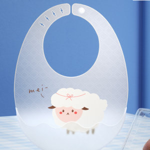 New Born Soft Waterproof Three-Dimensional Silicone bib - green