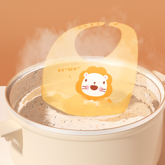 new born soft waterproof three-dimensional silicone bib