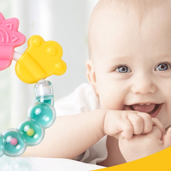 Baby teether silicone molar stick silicone toy