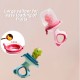 New Born Fruit And Vegetable Silicone Bite - pink New Born Fruit And Vegetable Silicone Bite - pink