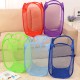 Baby Clothes Basket Basket - Newborn Infant Large Folding Hamper Clothes Basket Dirty Clothes Storage Net Basket For Kids (L 47 - W 32 - H 32 CM) - Orange Baby Clothes Basket Basket - Newborn Infant Large Folding Hamper Clothes Basket Dirty Clothes Storage Net Basket For Kids (L 47 - W 32 - H 32 CM) - Orange