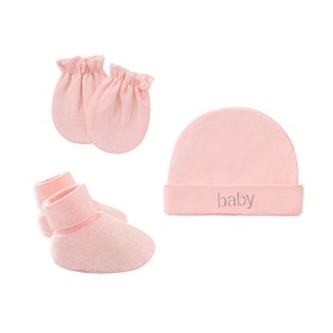  Newborn Fetal Cap Anti-Scratch Gloves And Foot Cover 