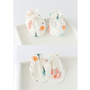 Newborn Baby Cap Anti-Scratch Gloves Foot Cover
