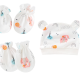  Newborn Baby Cap Anti-Scratch Gloves Foot Cover