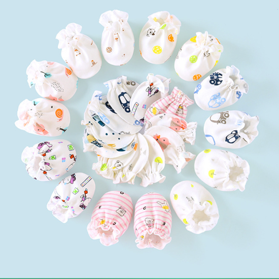  newborn baby cap anti-scratch gloves foot cover