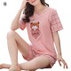 Women Pajamas Sets Cotton Short-Sleeve Shirts And Pants Women Pajamas Sets Cotton Short-Sleeve Shirts And Pants