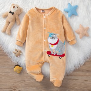 one-piece new born wrapping romper long-legged boys jumpsuit
