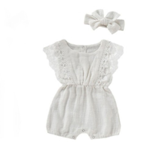 new born Korean Style Baby Girl Cotton Bodysuit