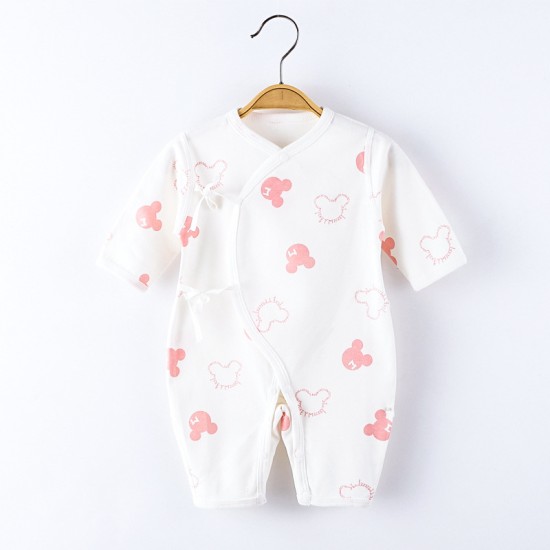 Pure Cotton Newborn Pure Cotton Newborn  Jumpsuit - pink