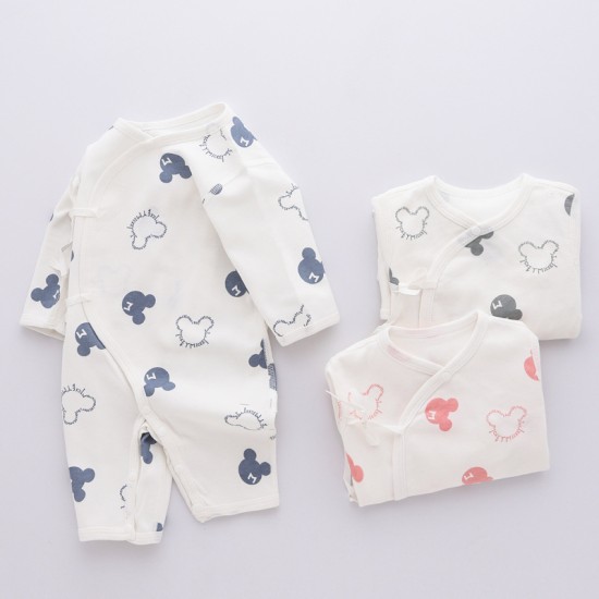 Pure Cotton Newborn Pure Cotton Newborn  Jumpsuit - pink