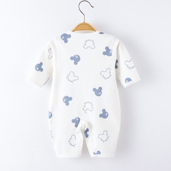 pure cotton newborn pure cotton newborn  jumpsuit - blue