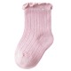 Newborn Thin  Mesh Breathable Combed Cotton  Lace Socks - pink