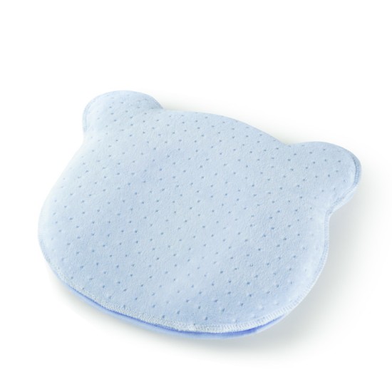 Memory foam newborn anti-bias head pillow