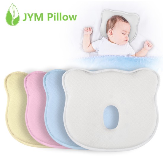 Memory foam newborn anti-bias head pillow