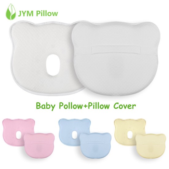 Memory foam newborn anti-bias head pillow