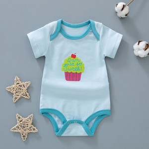  pure cotton newborn Romper  jumpsuit - yellow