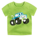 3-6 Months Infant Baby Boy T-Shirt - Newborn Baby Girls Cartoon Print Short Sleeves Round Neck T-Shirt For Kids - Green 3-6 Months Infant Baby Boy T-Shirt - Newborn Baby Girls Cartoon Print Short Sleeves Round Neck T-Shirt For Kids - Green