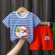 Fashion Short Sleeve T Shirts Cotton Shirts New Born Matching Set