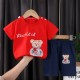 Fashion Short Sleeve T Shirts Cotton Shirts New Born Matching Set Fashion Short Sleeve T Shirts Cotton Shirts New Born Matching Set