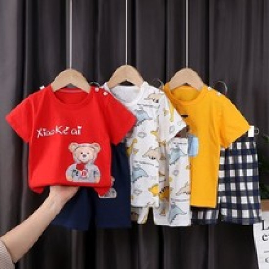 Fashion Short Sleeve T Shirts Cotton Shirts New Born Matching Set Fashion Short Sleeve T Shirts Cotton Shirts New Born Matching Set