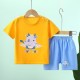 Fashion Short Sleeve T Shirts Cotton Shirts New Born Matching Set