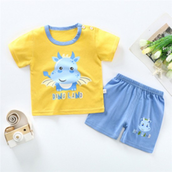 Fashion Short Sleeve T Shirts Cotton Shirts New Born Matching Set